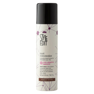 Style Edit Root Concealer Spray Medium Brown 2 Oz