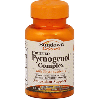 Sundown Naturals Pycnogenol Complex, Fortified, Tablets