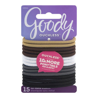 Goody Elastics, No Metal, Medium Hair