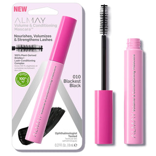 Almay Volume & Conditioning Mascara Hydrating All Day Wear 10 Blackest Black 0.27 fl oz.