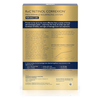 RoC Retinol Correxion Max Wrinkle Resurfacing System, 2 Piece Set / 2 Oz