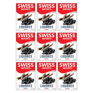 Swiss Imports Liquorice Sugarfree Candy Bonbons - 1.4oz