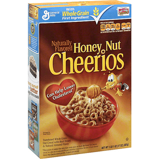 Cheerios Honey Nut Gluten Free Cereal 17 Oz Box