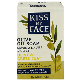 Kiss My Face Bar Soap Olive And Green Tea - 8 Oz