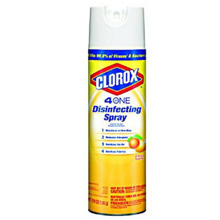 Clorox Disinfecting Spray, 4 In One, Citrus Scent 19 Oz