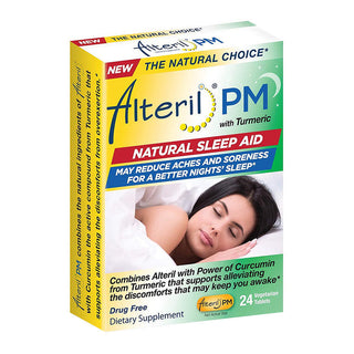 Alteril PM With Turmeric Natural Sleep Aid Tablets