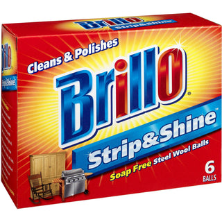 Brillo Supreme Strip & Shine Soap Free Steel Wool Balls