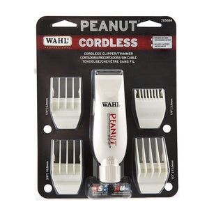 Wahl Professional Peanut Cordless Clipper / Trimmer - White #8663