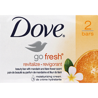 Dove Go Fresh Beauty Bar, Revitalize, Mandarin And Tiare Flower Scent