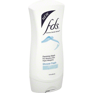 fds Feminine Wash, For Sensitive Skin, Shower Fresh 13 Oz