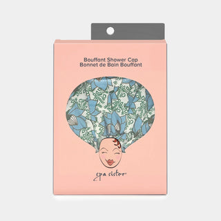 Spa Sister Bouffant Shower Cap - Lotus