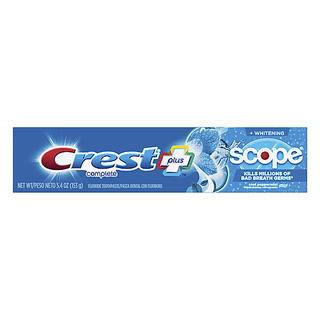 Crest Scope Complete Whitening Toothpaste, Cool Peppermint, 5.4 Oz
