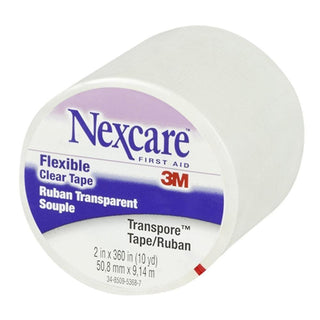 Nexcare Tape Flexible Clear First Aid 2" X 10 Yard - 6 Tapes