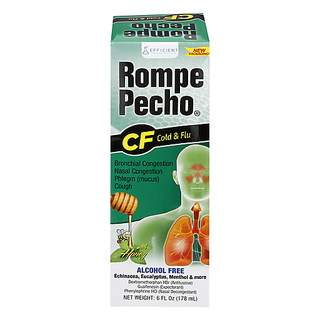 Rompe Pecho Cold & Flu, With Honey 6 Fl Oz