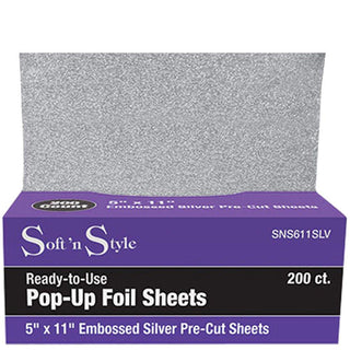 Burmax 5 X 11 Embossed Pop-Up Foil Sheets 200 Ct - SNS611SLV