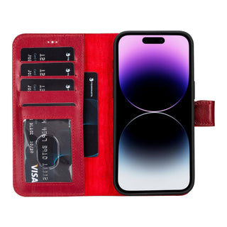 Casper iPhone 14 Series Detachable Leather Wallet Case