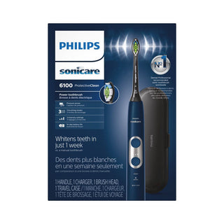Philips Sonicare ProtectiveClean 6100 Rechargeable Electric Toothbrush, White
