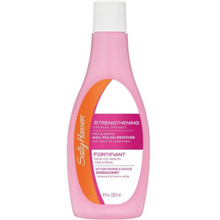 Sally Hansen Nail Polish Remover, Strengthening - 8 Oz