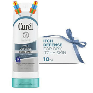 Curel Itch Defense Calming Daily Cleanser, Body Wash, Soap-free Formula, For Dry, Itchy Skin, With Hydrating Jojoba And Olive Oil, 10 Oz ( Discontinued )