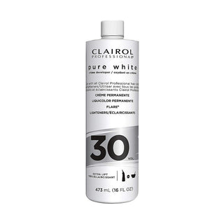 Clairol Professional Pure White Creme Developer 30 Volume 16 Oz