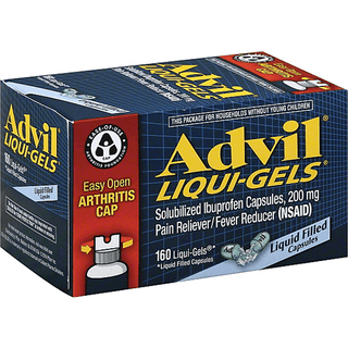 Advil Ibuprofen, Solubilized, 200 Mg, Liqui-Gels
