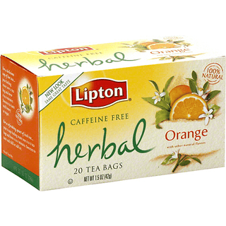 Lipton Herbal Tea Bags, Orange