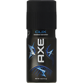 AXE Deodorant Bodyspray, Clix 4 Oz