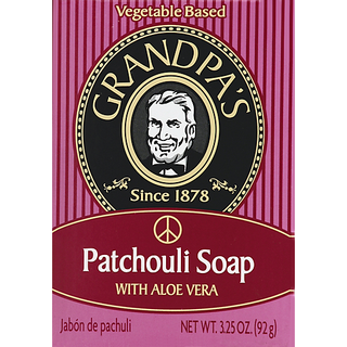 Grandpa's Patchouli Bar Soap With Aloe Vera - 3.25 Oz