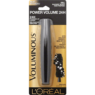 L'Oreal Voluminous Mascara, Power Volume 24H, Blackest Black 681