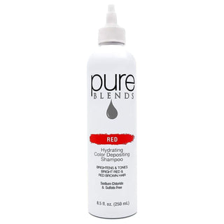 Pure Blends Hydrating Color Depositing Shampoo - Red 8.5 oz
