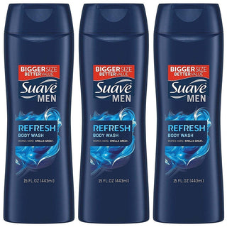 Suave Men Body Wash Refreshing 12 Fl Oz
