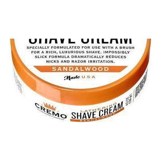 Cremo Sandalwood Lathering Shave Cream 4.5 Oz