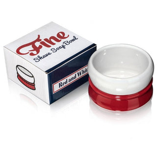 Fine Red + White Soap Bowl By Accoutrements