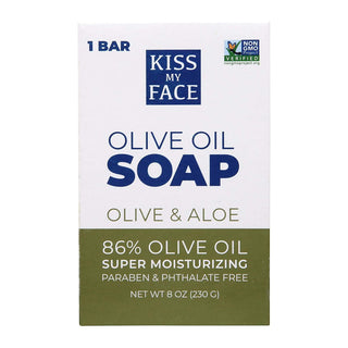 Kiss My Face Olive Oil And Aloe Bar Soap - 8 Oz