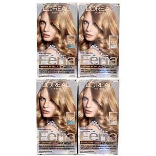 L'Oreal Paris 4pk Feria Shimmering Permanent Hair Colour #73 Dark Golden Blonde