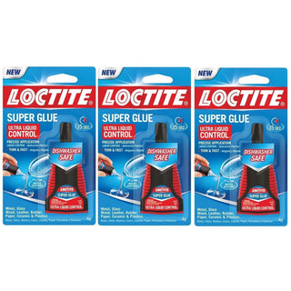 Loctite Ultra Liquid Control Super Glue, 0.14 Oz, Dries Clear