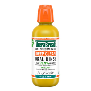 TheraBreath Deep Clean Antiseptic Oral Rinse - 16 Fl Oz