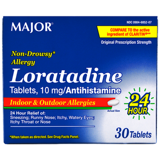 Major Loratadine Tablets I/O Allergies