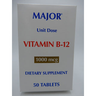 Major Vitamin B-12 1000 Mcg, 50 Unit Dose Tablets 820555006001VL