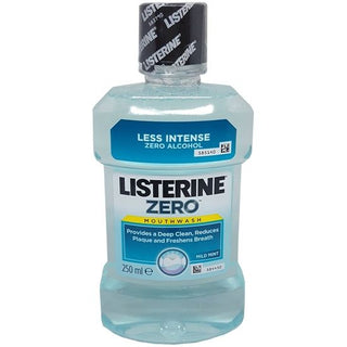 Listerine Zero Mouthwash Mild Mint Antiseptická Ústní Voda 250 Ml