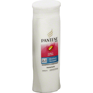 Pantene Pro-V Shampoo & Conditioner, Curly Hair Series, Moisture Renewal, 2 In 1