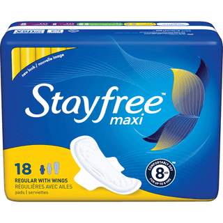 Stayfree Maxi Regular Pads With Wings For Women, Reliable Protection And Absorbency Of Feminine Periods