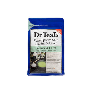 Dr Teal's Balance & Calm Maccha Green Tea Epsom Soaking Solution 3Lb