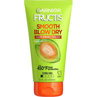 Garnier Fructis Style Smooth Blow Dry Anti Frizz Cream 5 1 Fl Oz