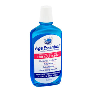 Oasis Age Essential Antiplaque Antigingivitis Mouthwash, 16 Fl Oz