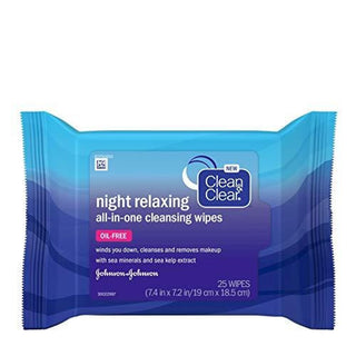 Clean & Clear Night Relaxing All-in-One Cleansing Wipes