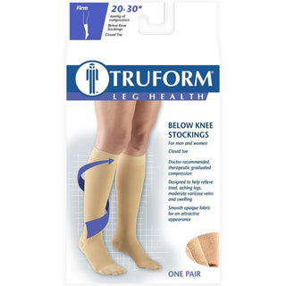 Truform Leg Health Below Knee Stockings - Beige