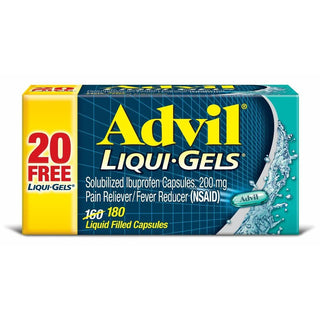 Advil Liqui-Gels Pain Reliever/Fever Reducer Liquid Filled Capsules