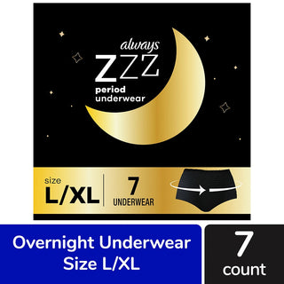 Always Disposable Period Underwear, Light Scent, Size L (10 18)