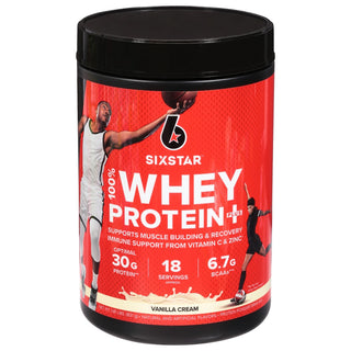 Six Star Elite 100% Whey Protein Powder Vanilla Cream  1.81 Lbs